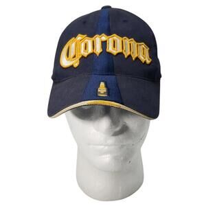 Corona Beer Logo Blue Navy American Needle Strapback Hat Cap